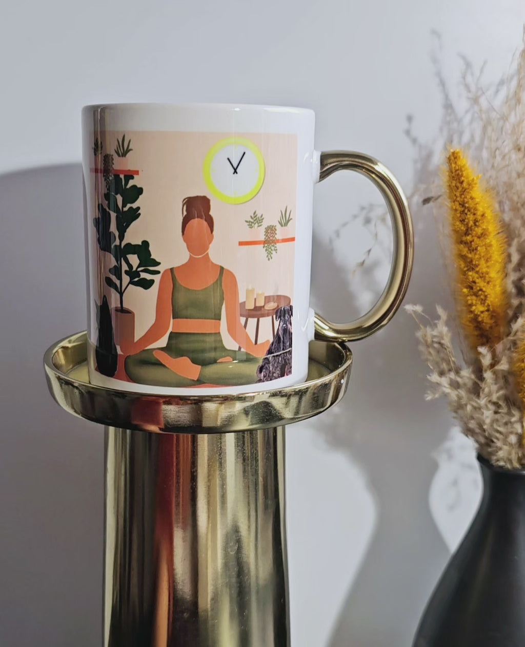 Meditation with my Fur Babies Mug 11oz -