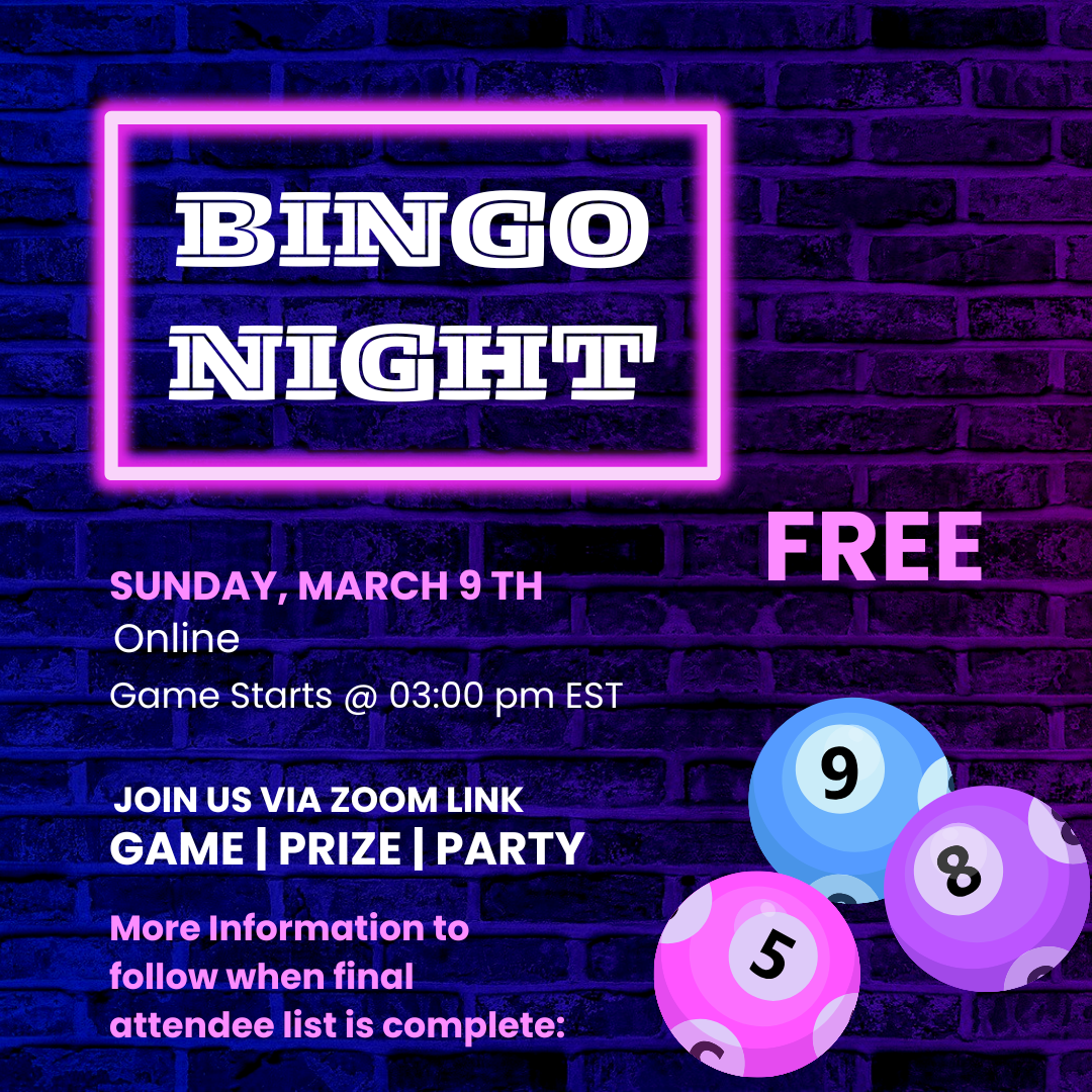 ECHS Family Bingo Night 3.9.25 @3pm