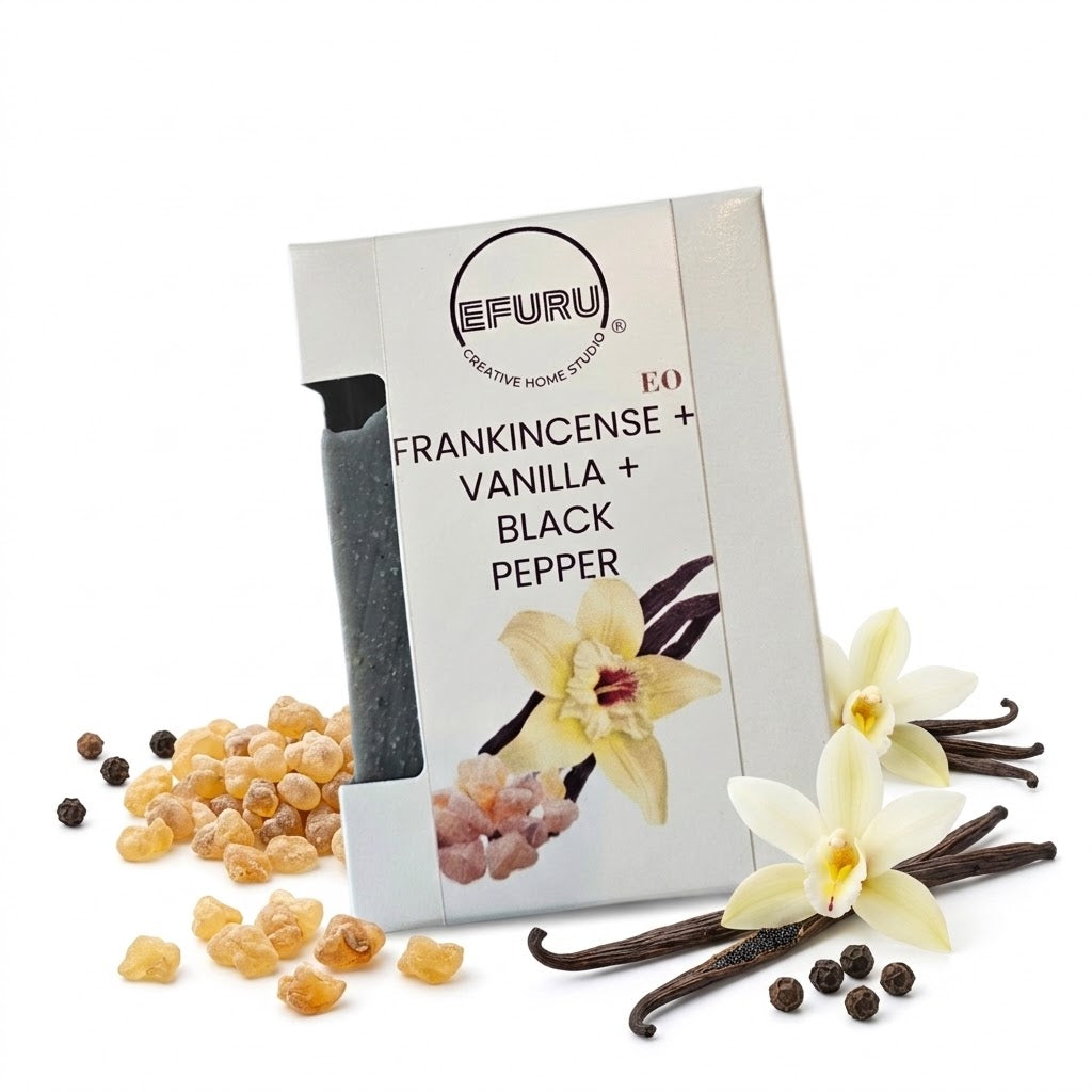 Frankincense + Vanilla + Black Pepper Bar Soap
