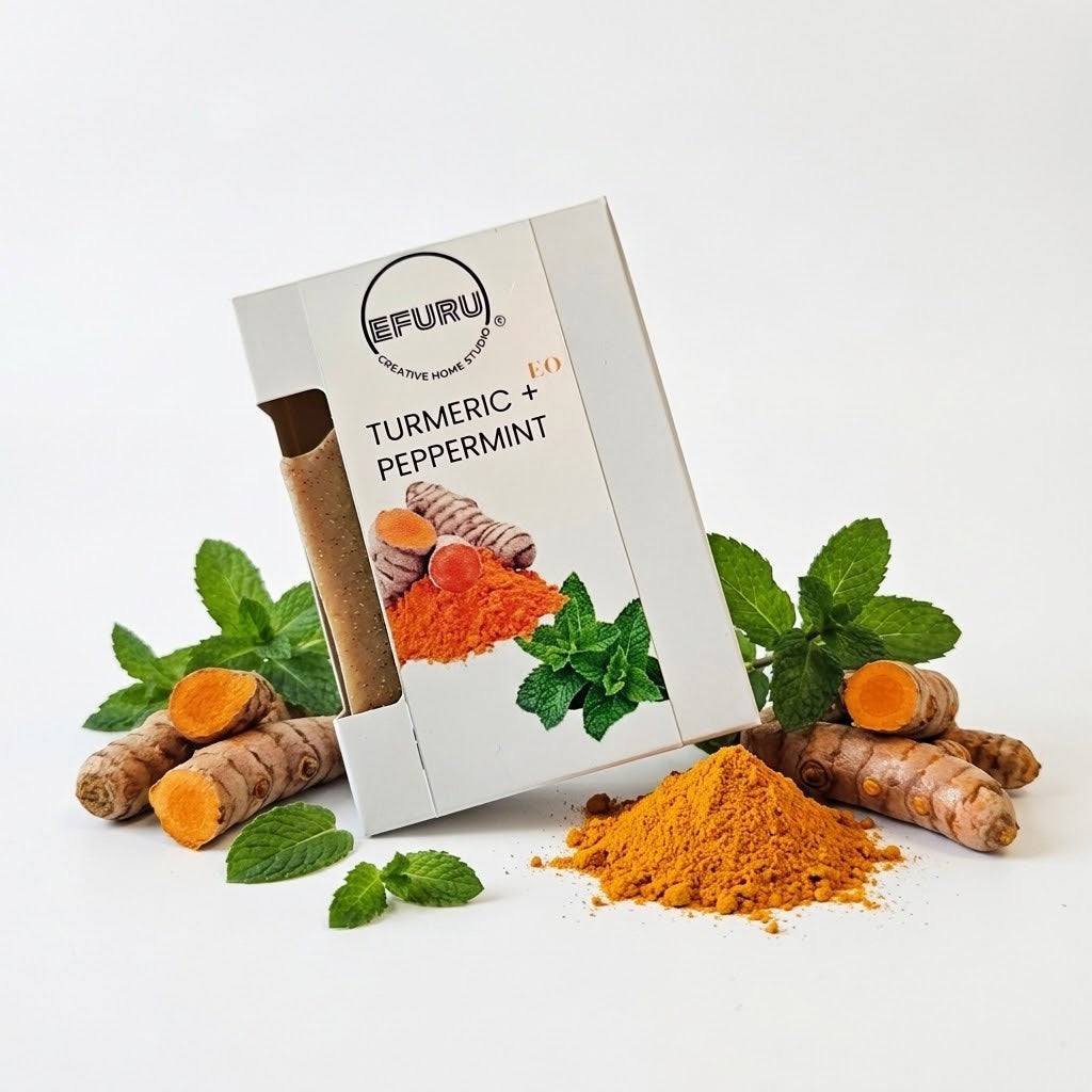 Turmeric + Peppermint Bar Soap