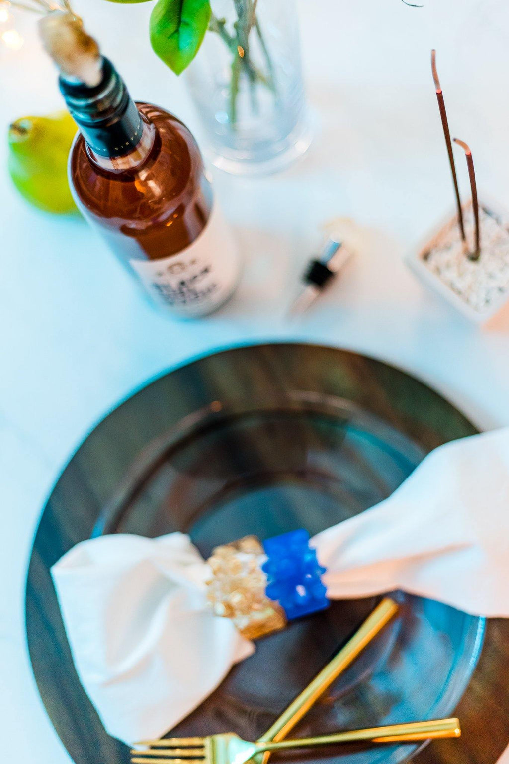 Citrine Bottle Stopper - YellowBagDesigns